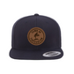 Thessalon Flat Brim Leather Patch Hat