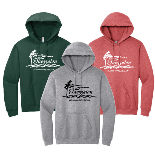 Thessalon One Colour Logo Hoodie