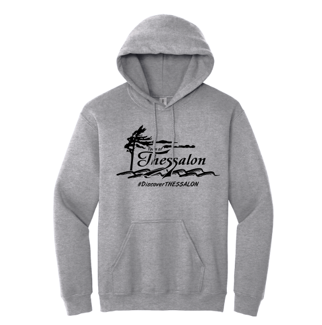 Thessalon One Colour Logo Hoodie
