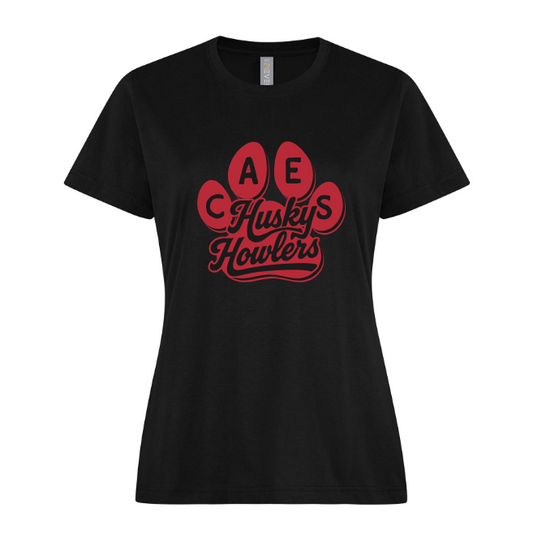 CAES Paw Print Ladies ATC Ring Spun Tshirt